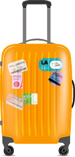 留学イメージ：スーツケース