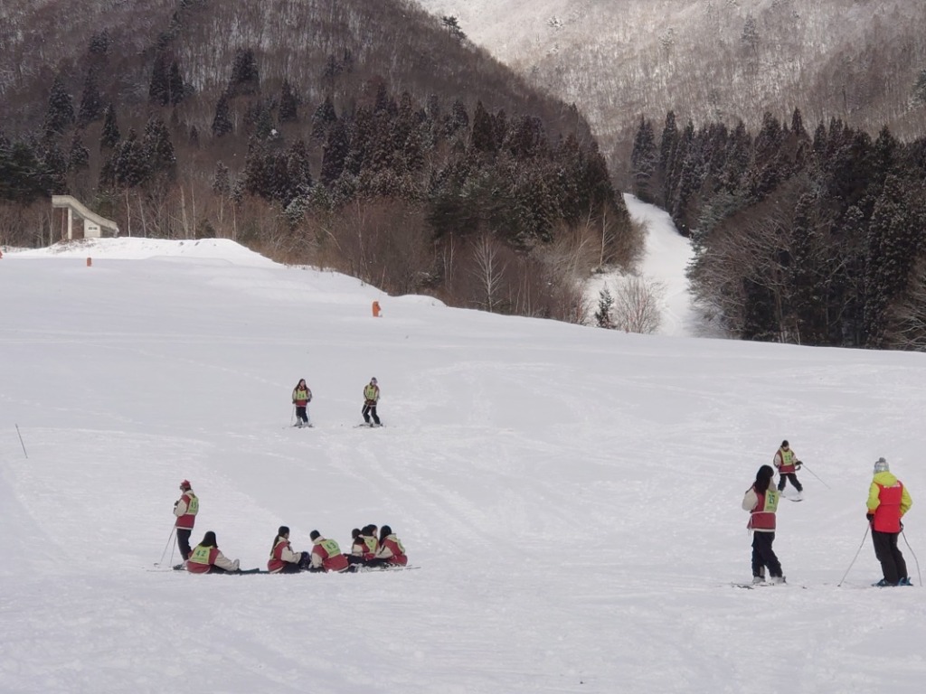 まだ慣れない生徒は昨日の復習